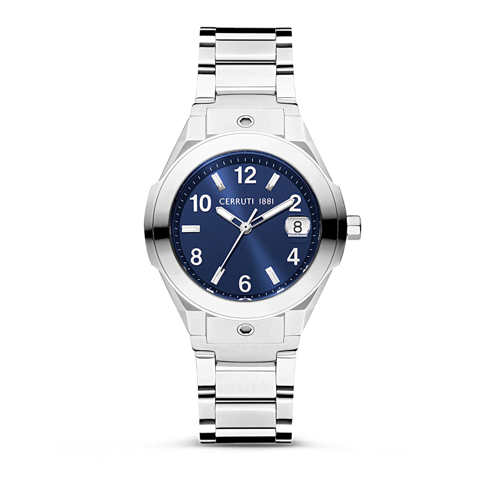 Date watch Ruscello Navy&amp;Silver