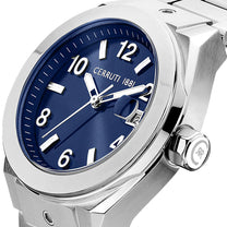 Date watch Ruscello Navy&amp;Silver