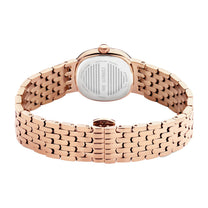 Montre Gresta verte et or rose