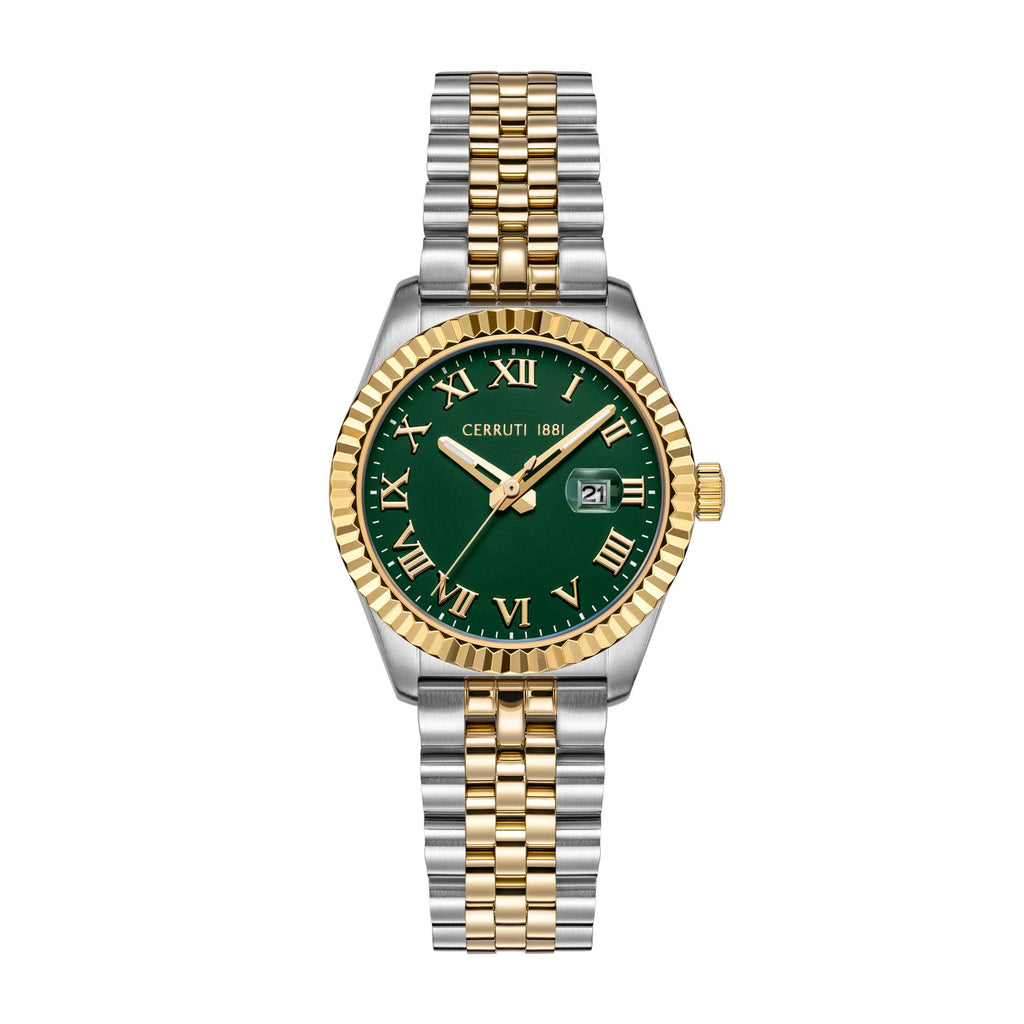 Montre-bracelet Baccio Vert - Or