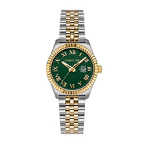 Date watch Baccio Green - Gold