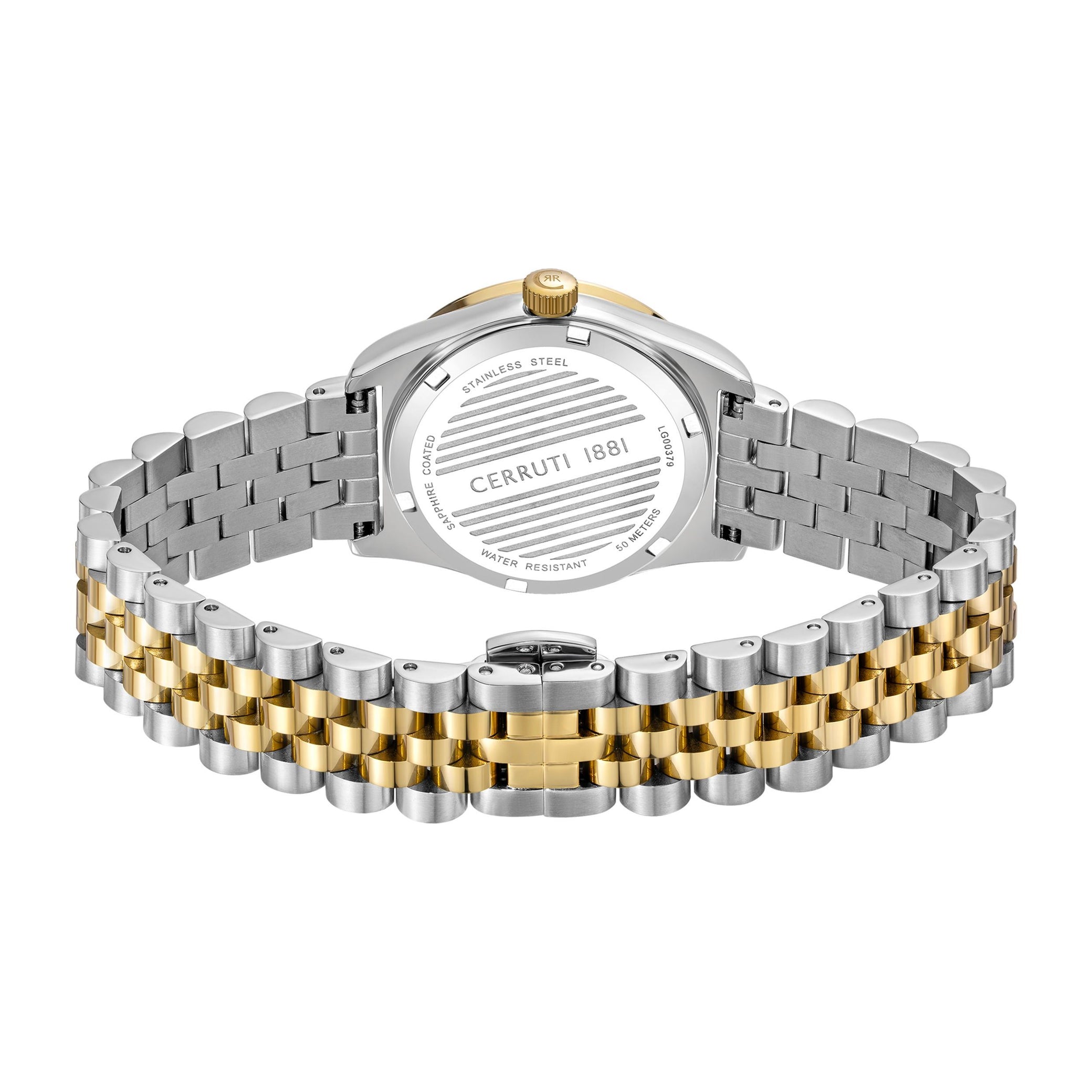 Date watch Baccio Green - Gold