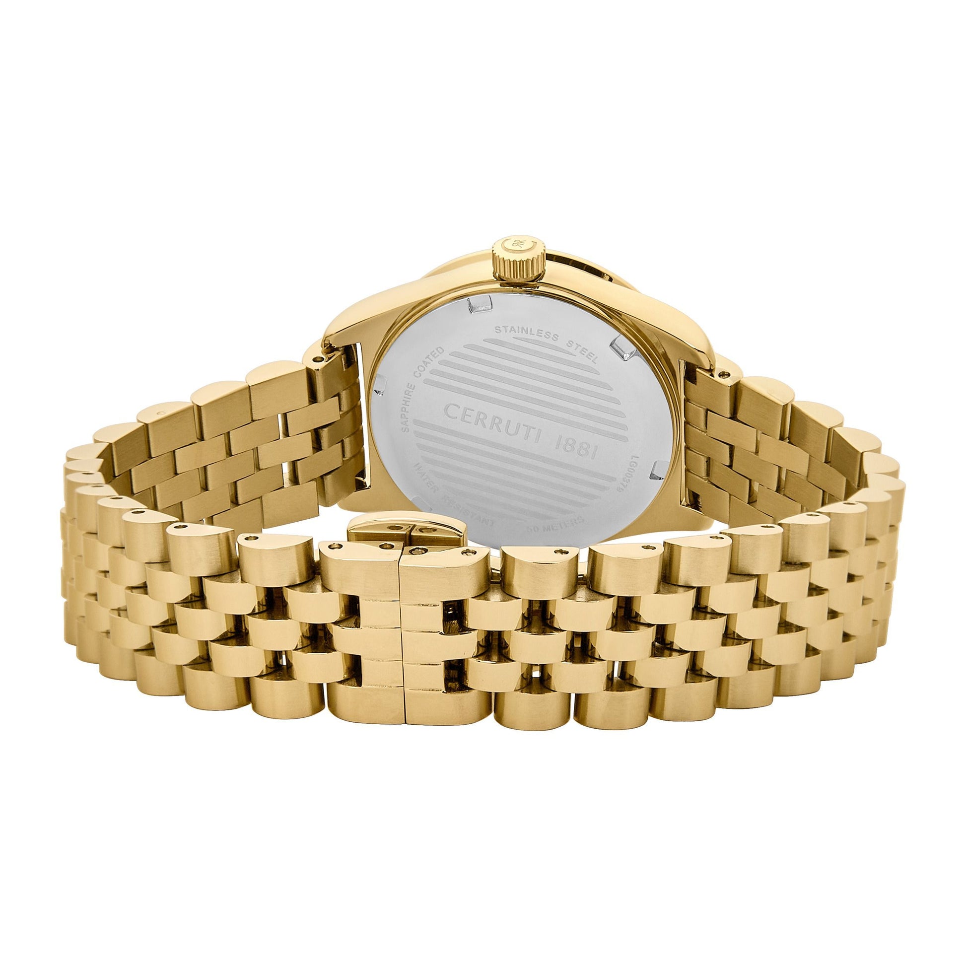 Date watch Baccio Green - Gold