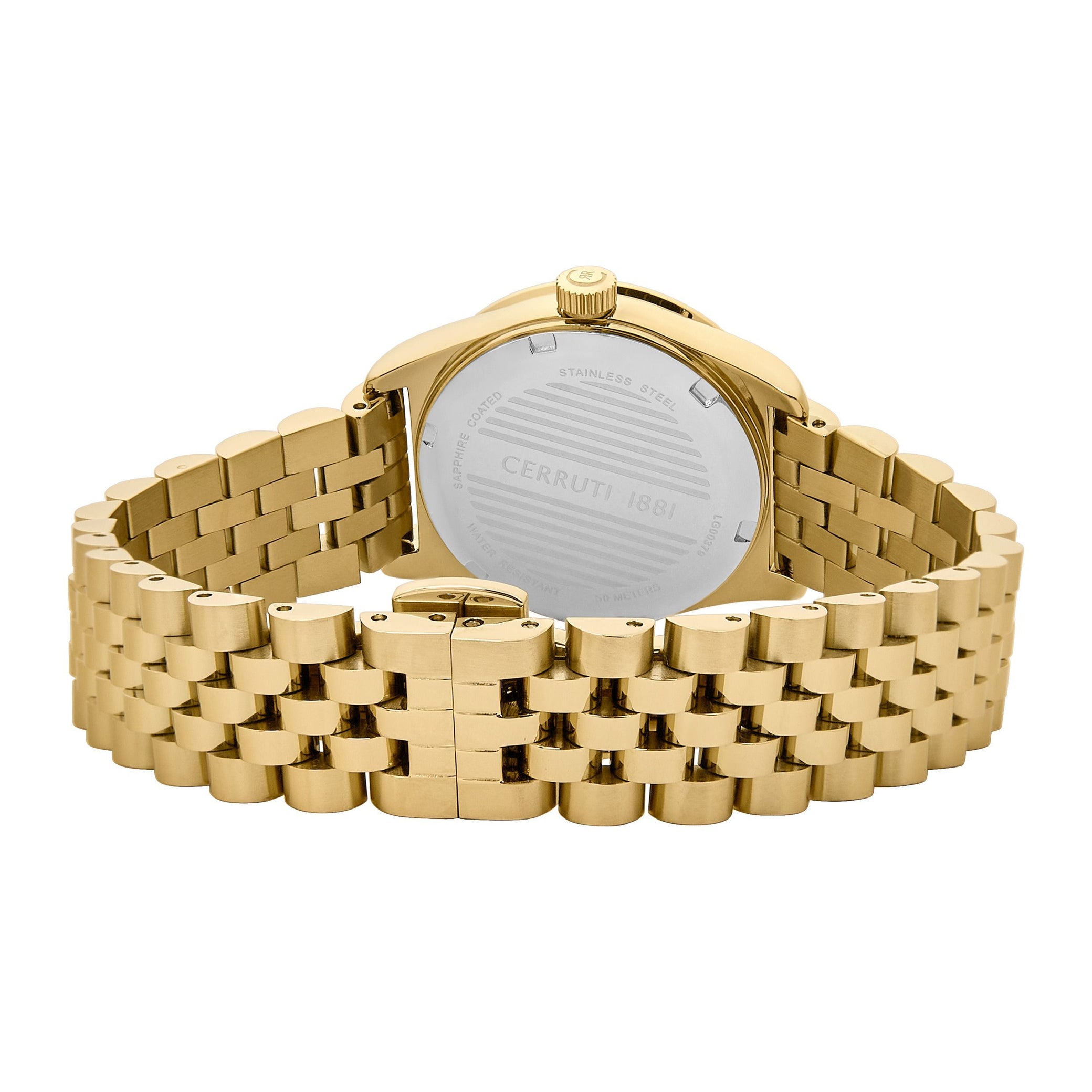 Date watch Baccio Green - Gold