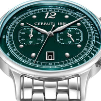 Chronographe Dervio Vert - Argent