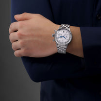 Chronographe Dervio Blanc - Bleu