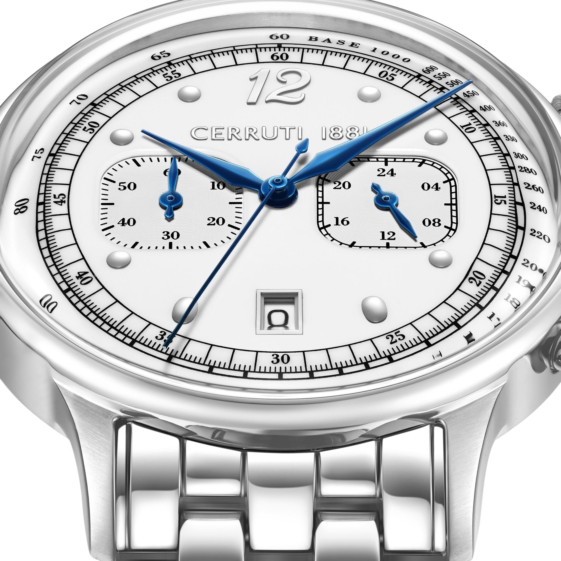 Chronographe Dervio Blanc - Bleu