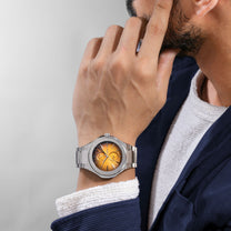 Montre Lucardo Orange - Argent