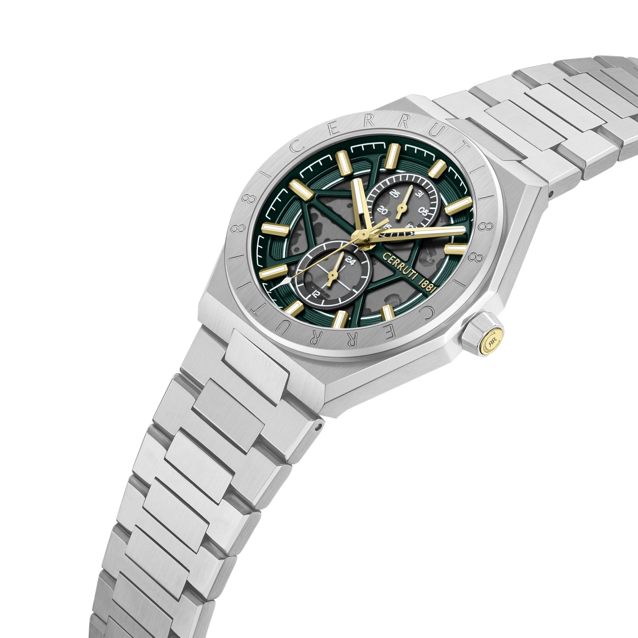Function watch Ravello Green - Silver