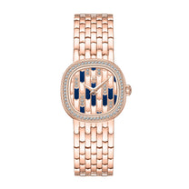 Montre Gresta Bleu - Or rose