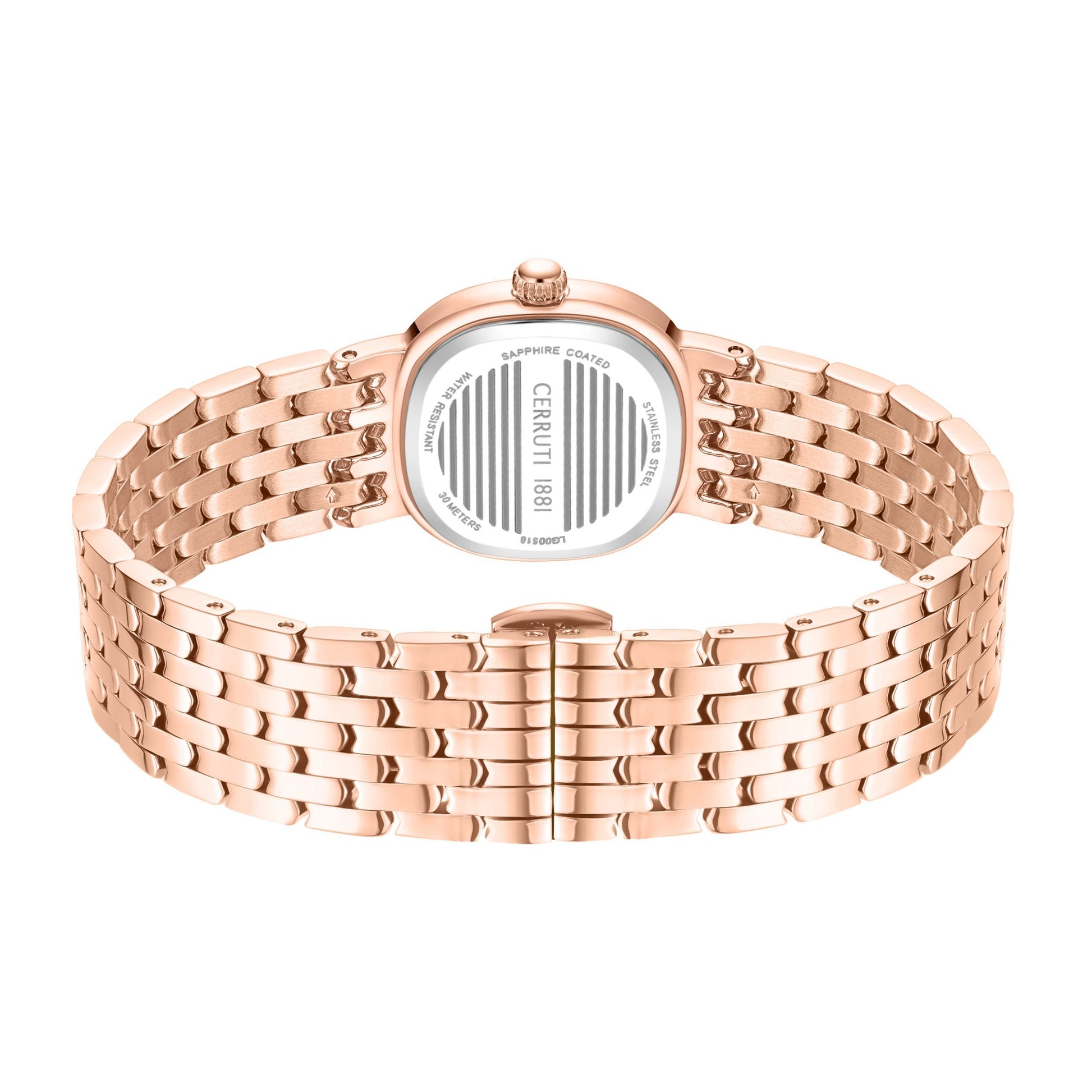 Montre Gresta Bleu - Or rose