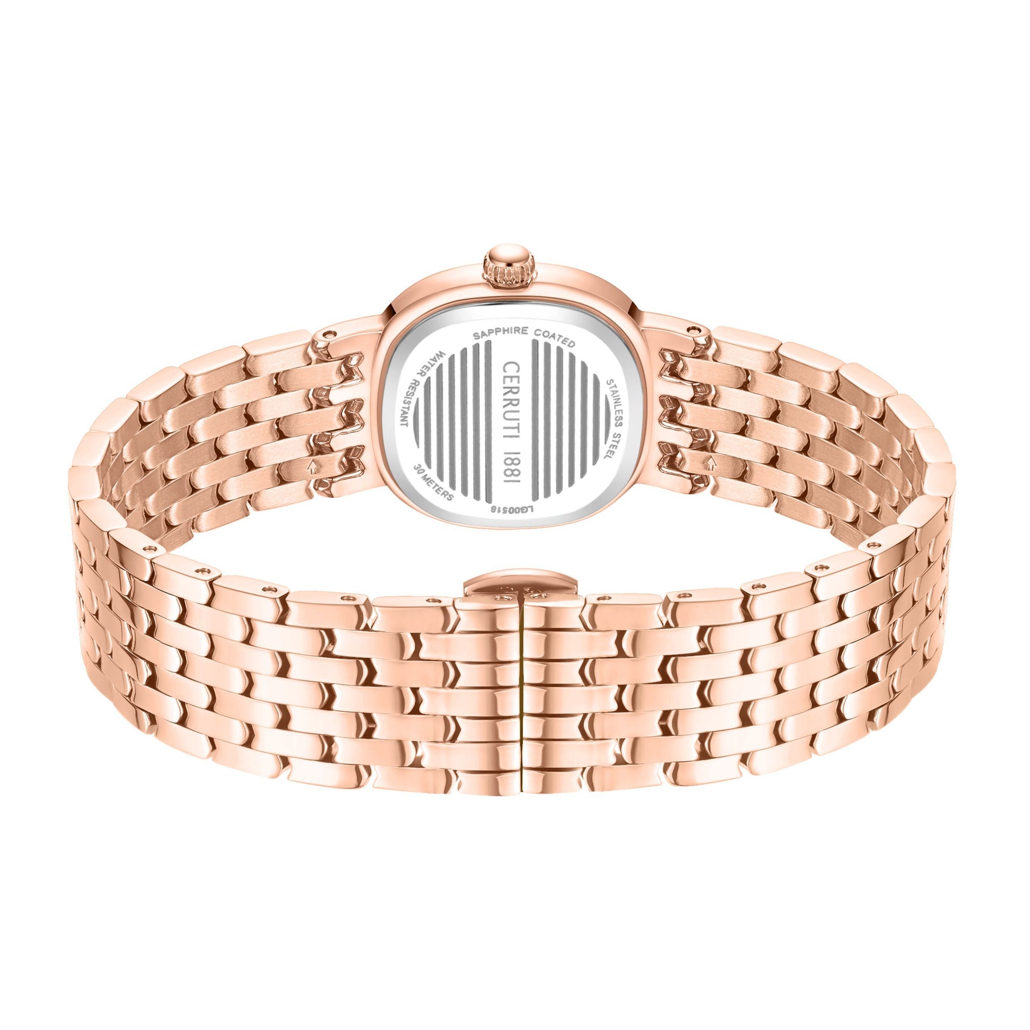 Montre Gresta Bleu - Or rose
