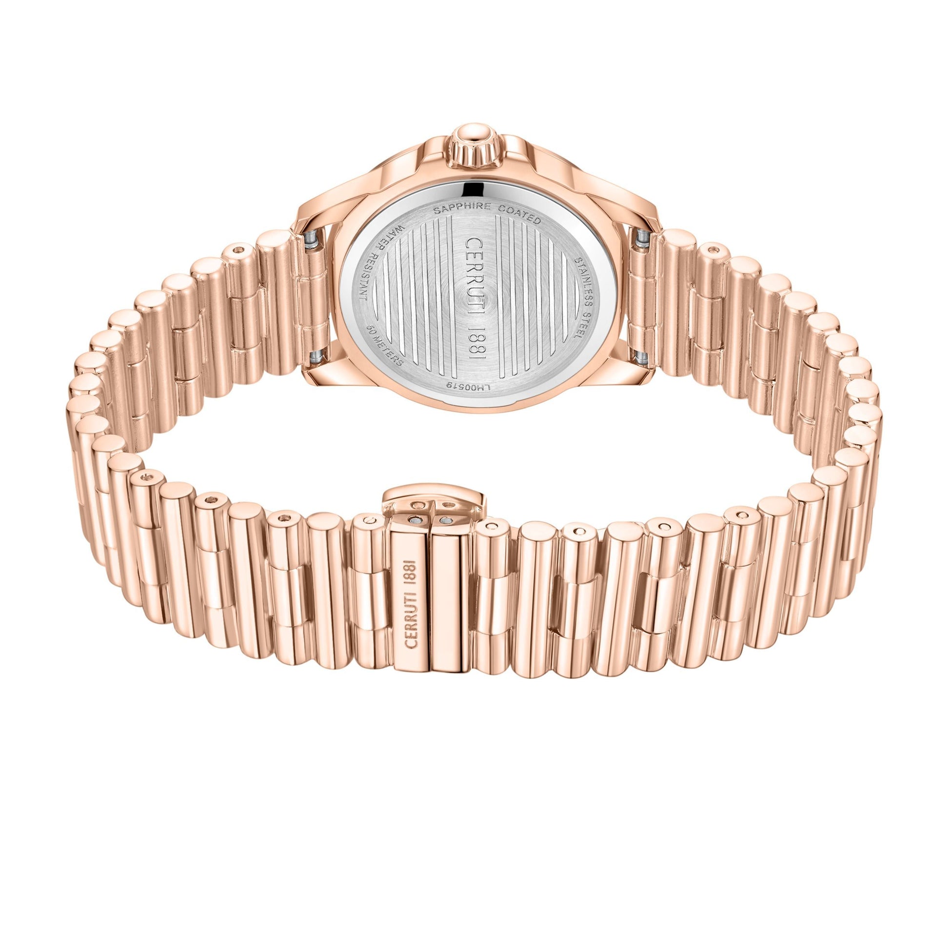 Date watch Turchino Green - Rose-gold