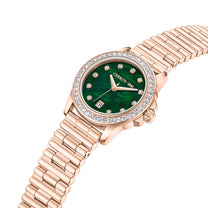 Date watch Turchino Green - Rose-gold