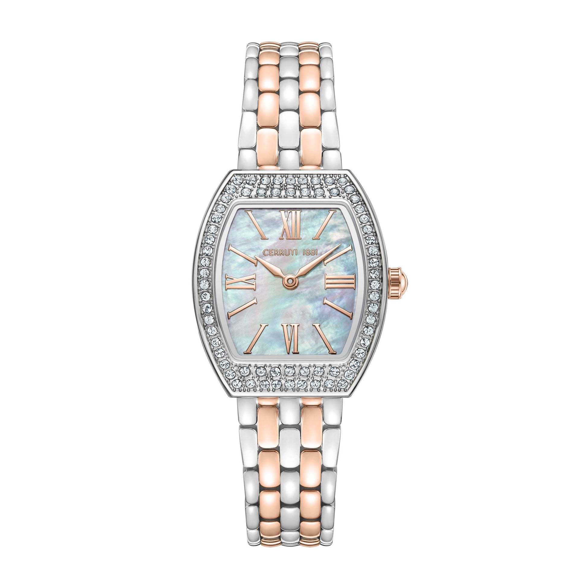 Montre Calliano argent - Or rose