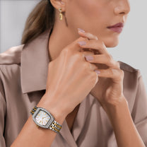 Montre Calliano argent - Or rose