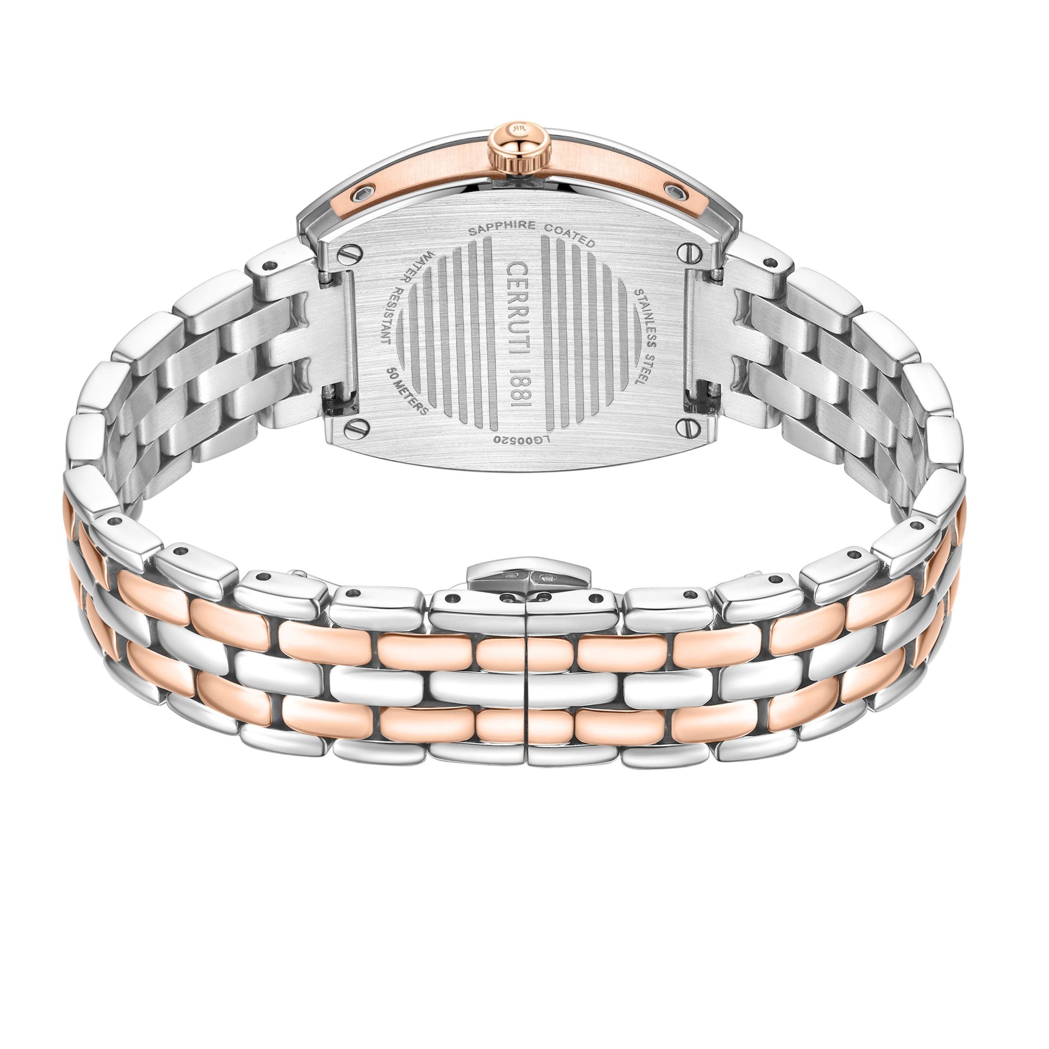Montre Calliano argent - Or rose