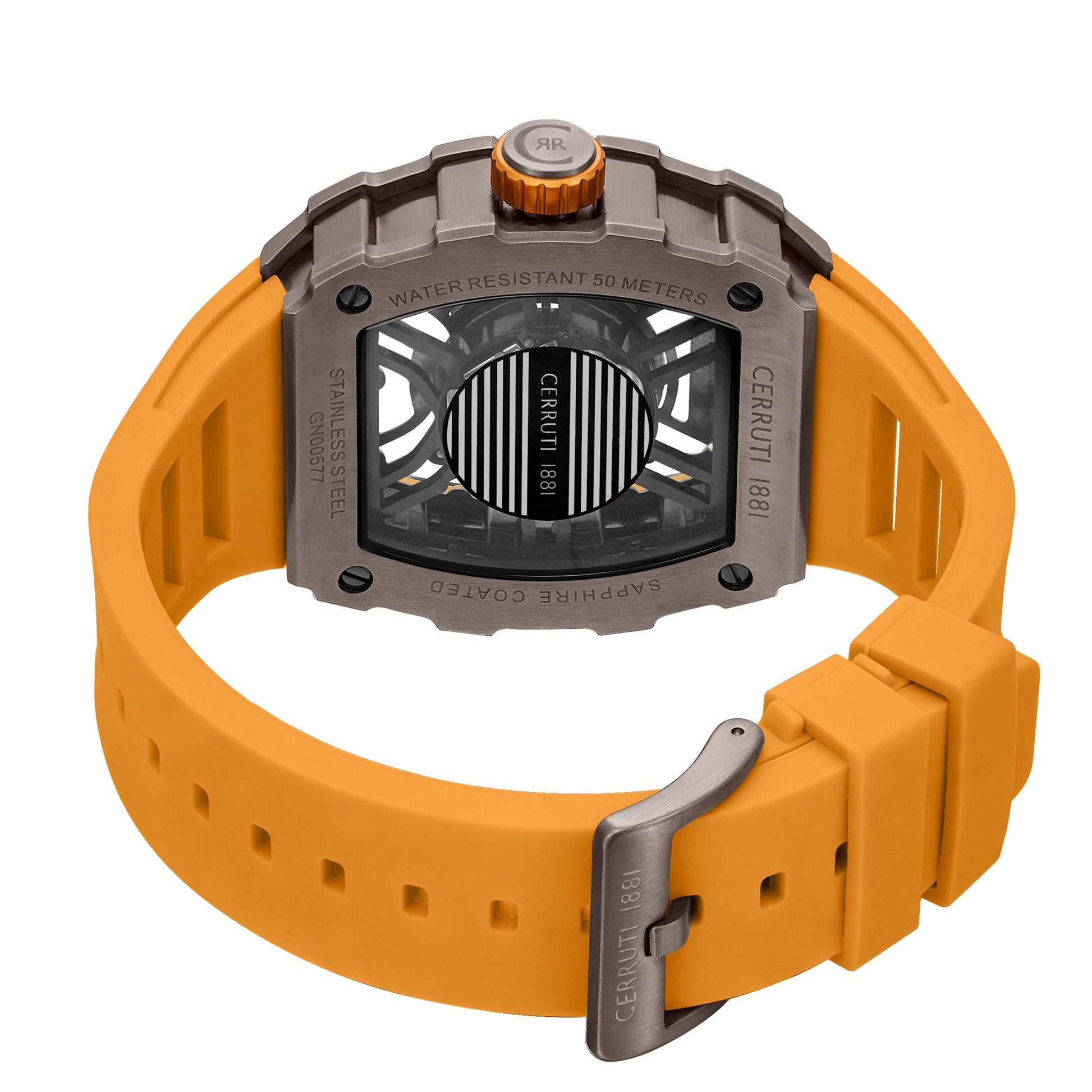 Date watch Gubbio Orange