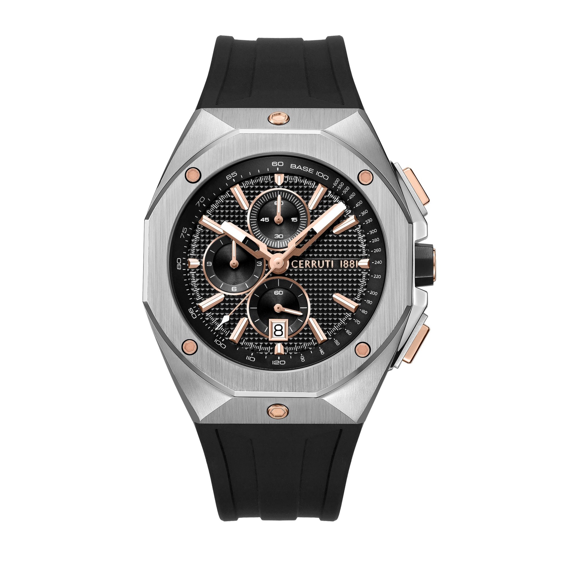 Chronograph AREZZO Black Silver