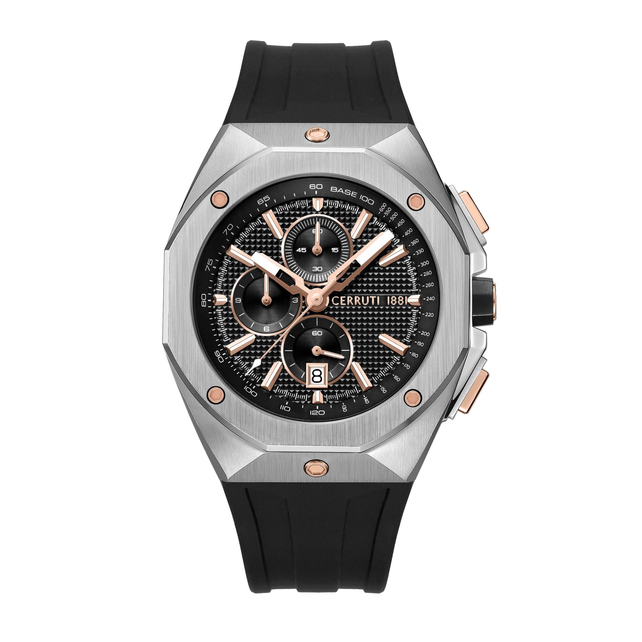 Chronograph AREZZO Black Silver