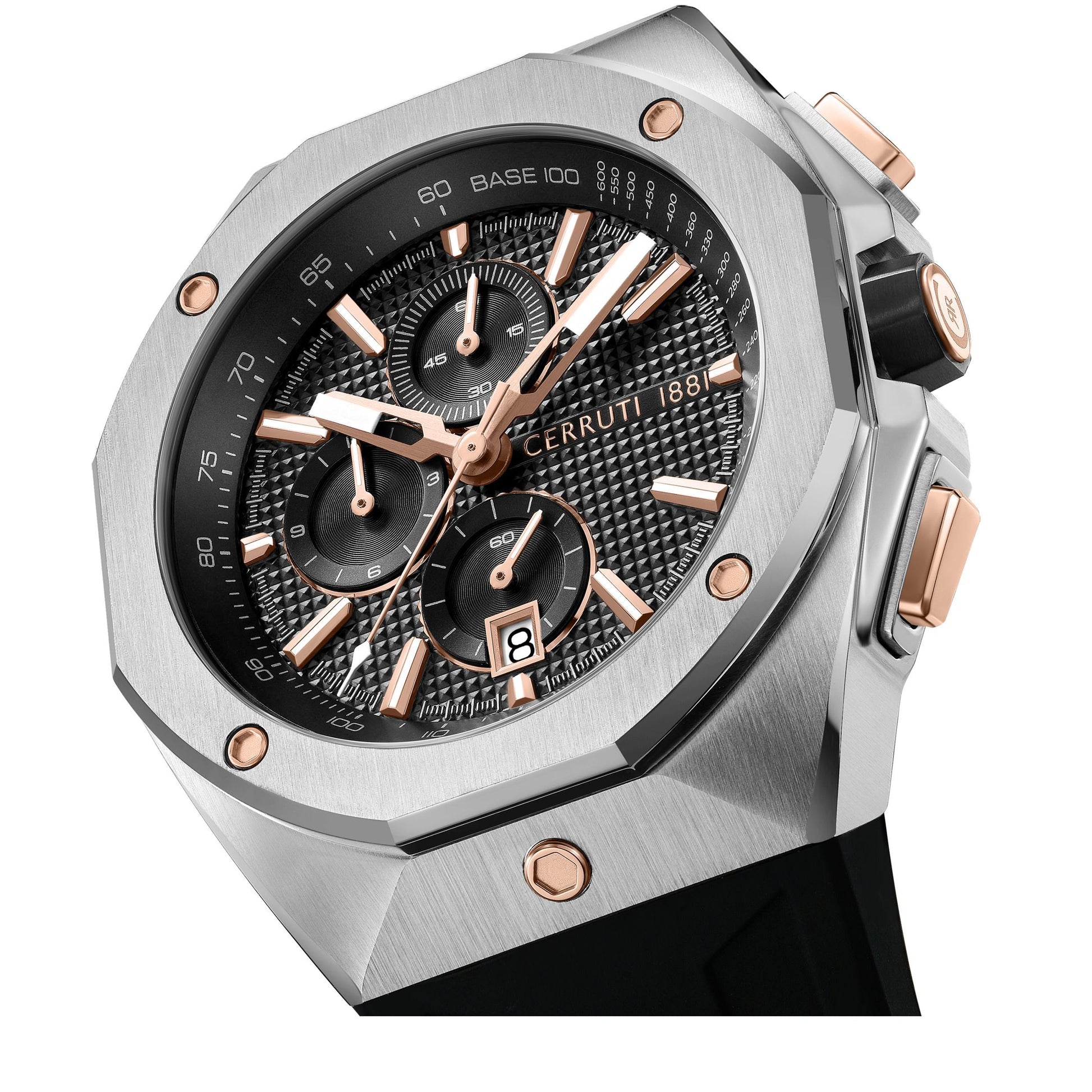 Chronograph AREZZO Black Silver