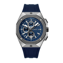 Chronograph AREZZO Blue Silver