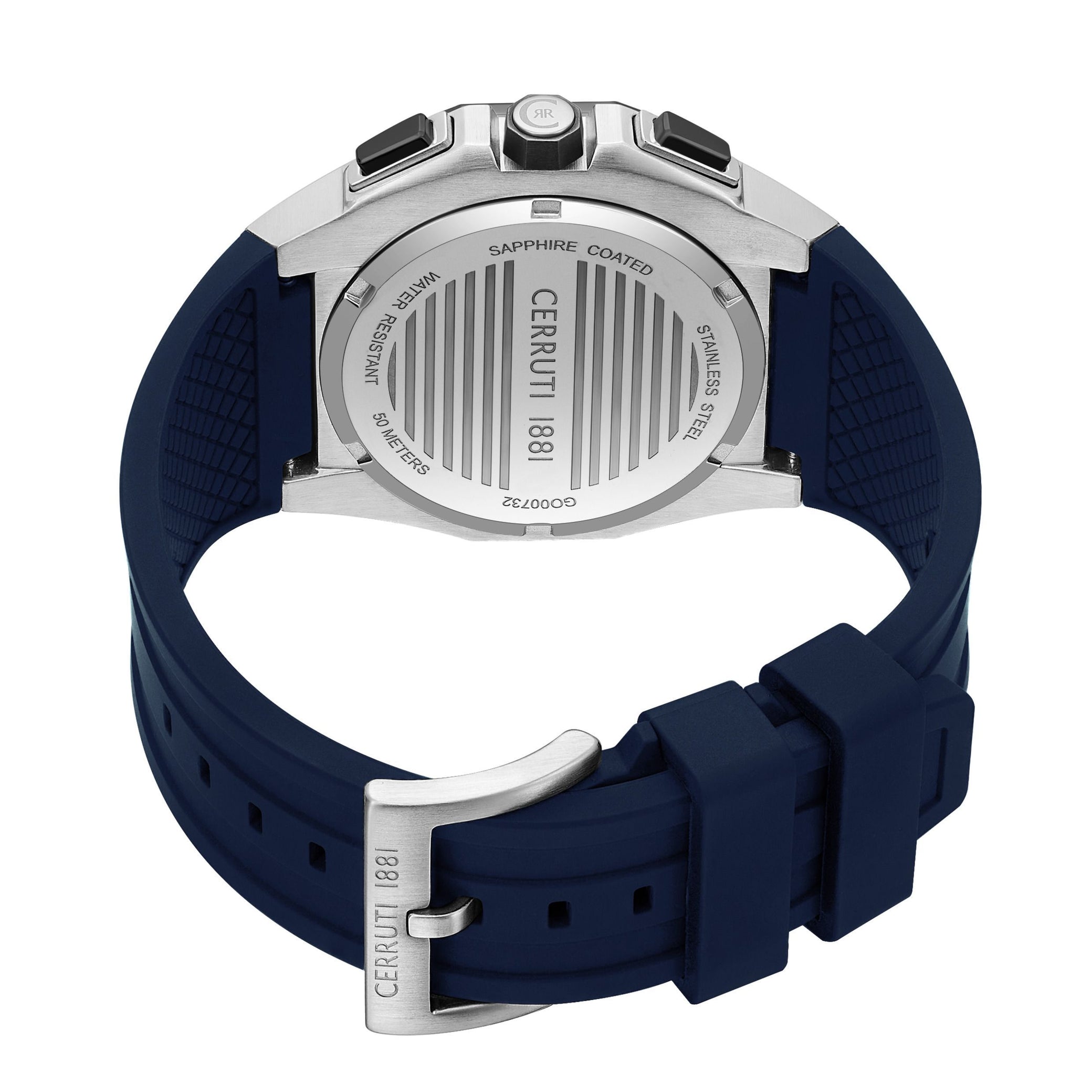 Chronograph AREZZO Blue Silver