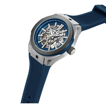 Montre automatique Ruscello Bleu - Argent