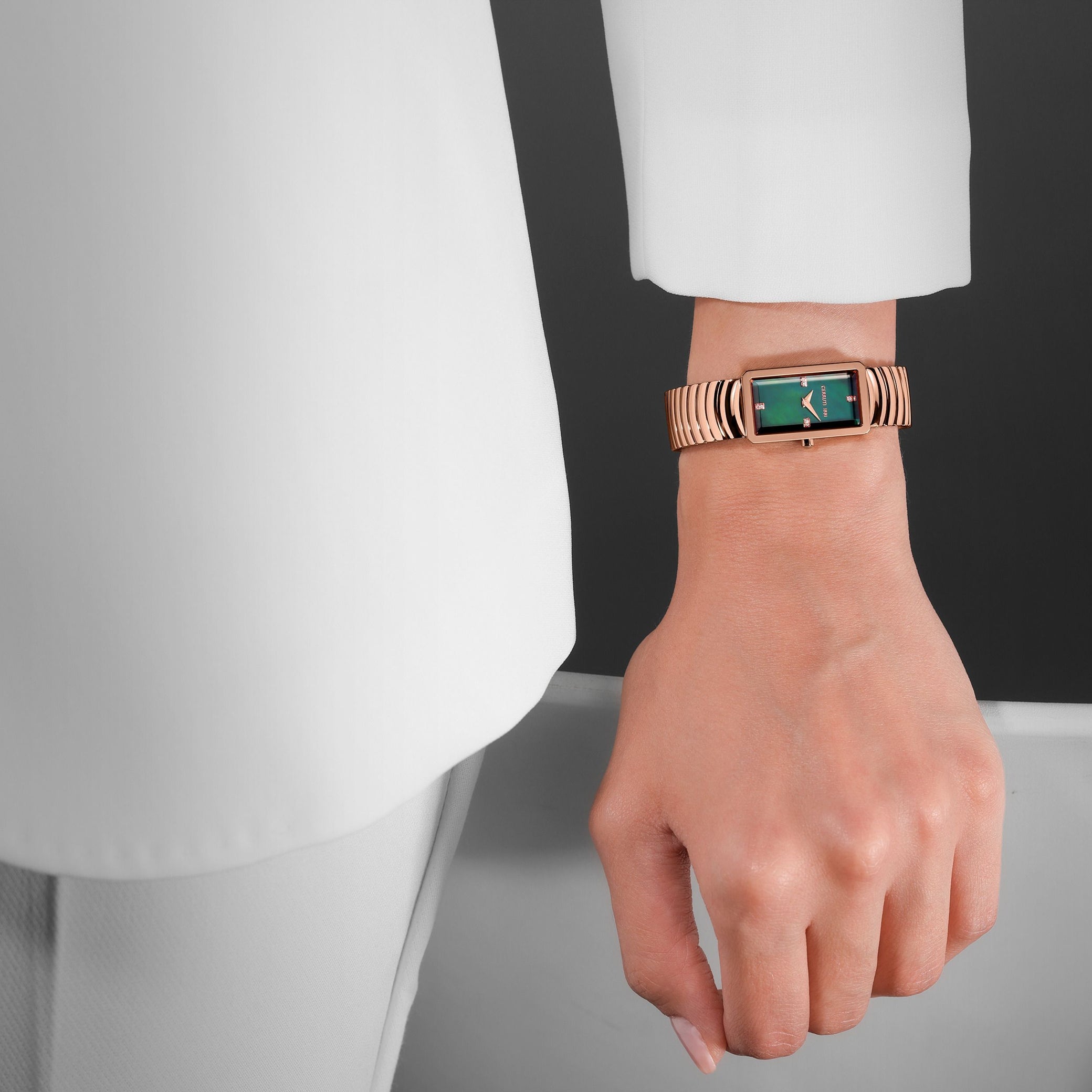 Watch VALLUCCIOLE Rose Gold Green