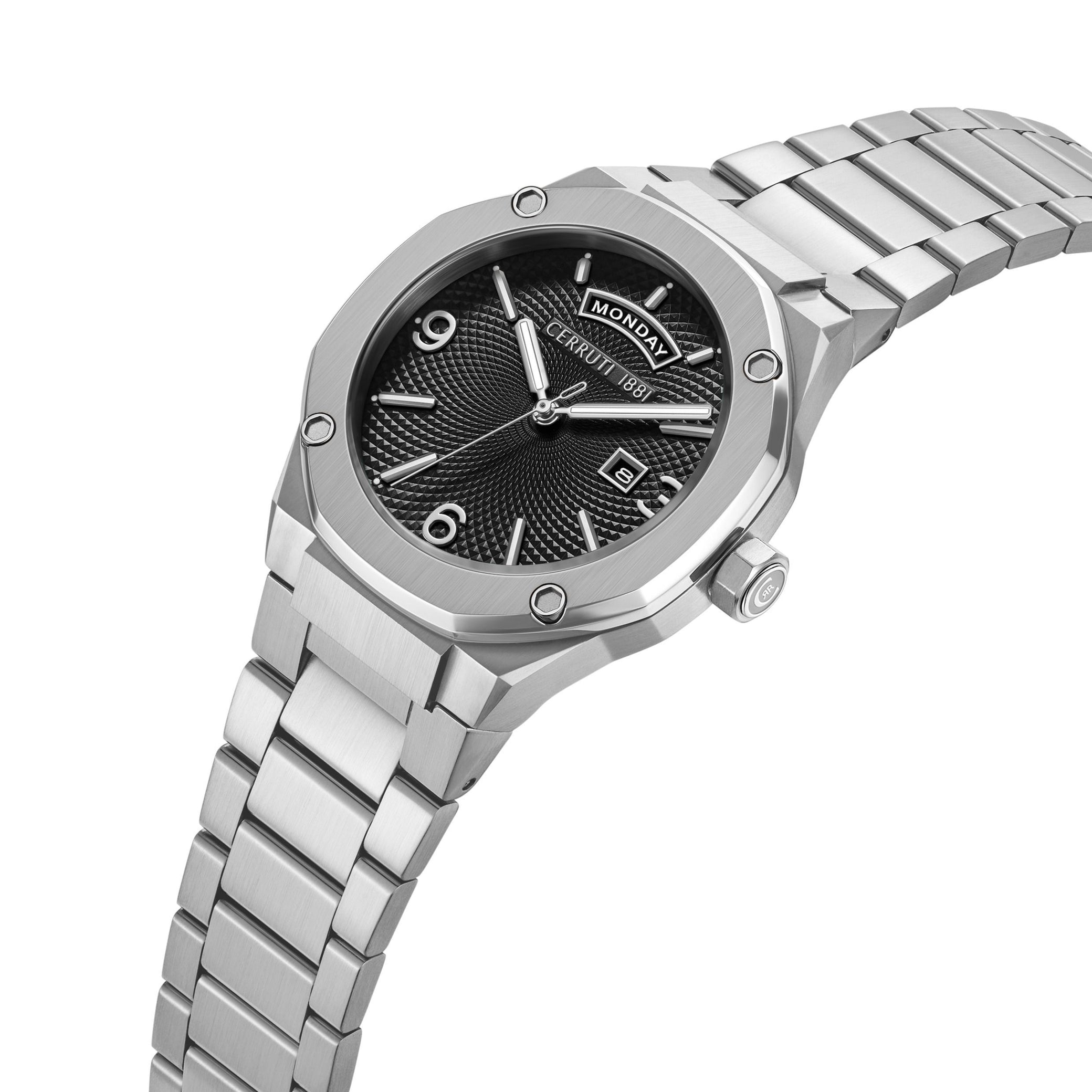 Montre Razzuolo noire avec date