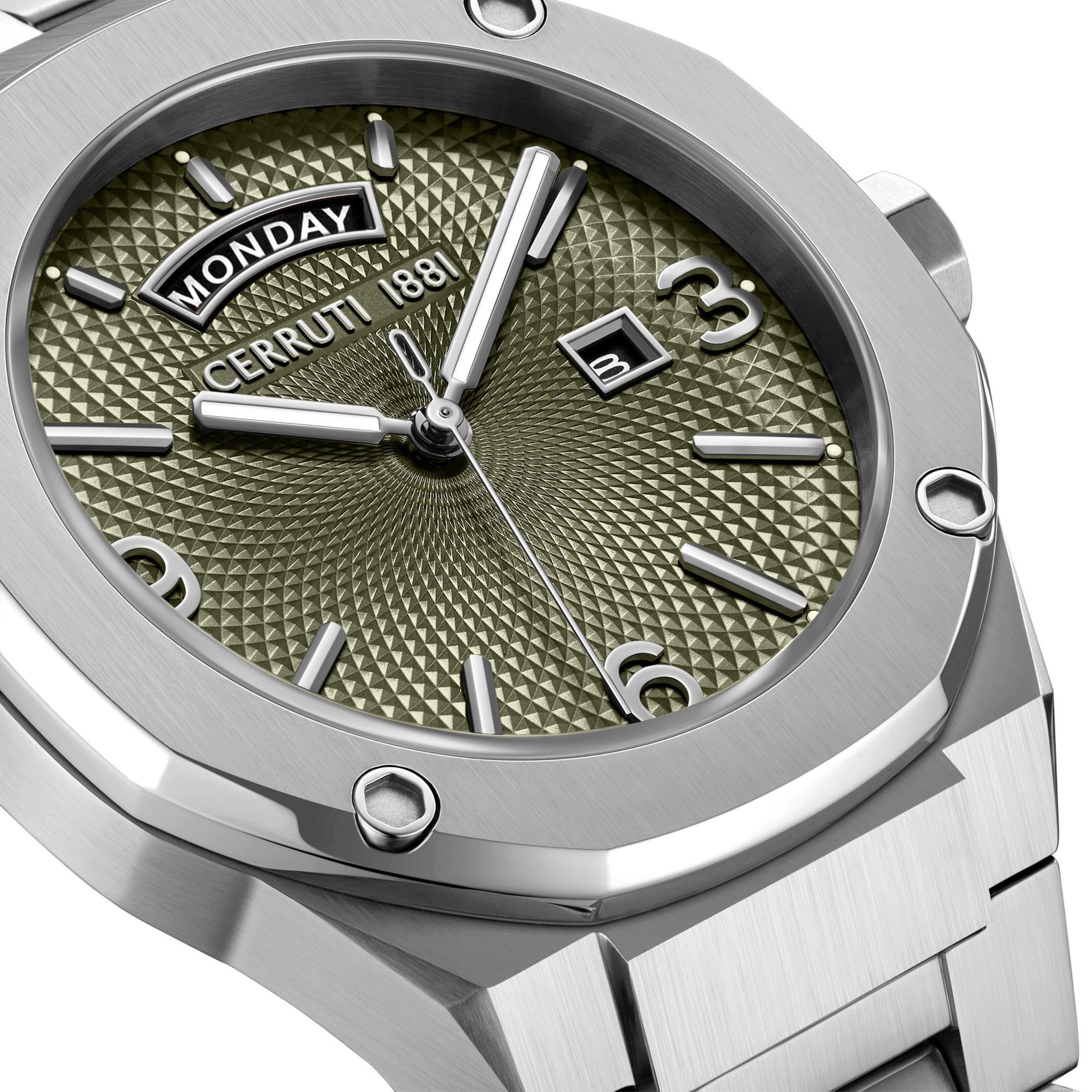 Montre-dateur Razzuolo Verte