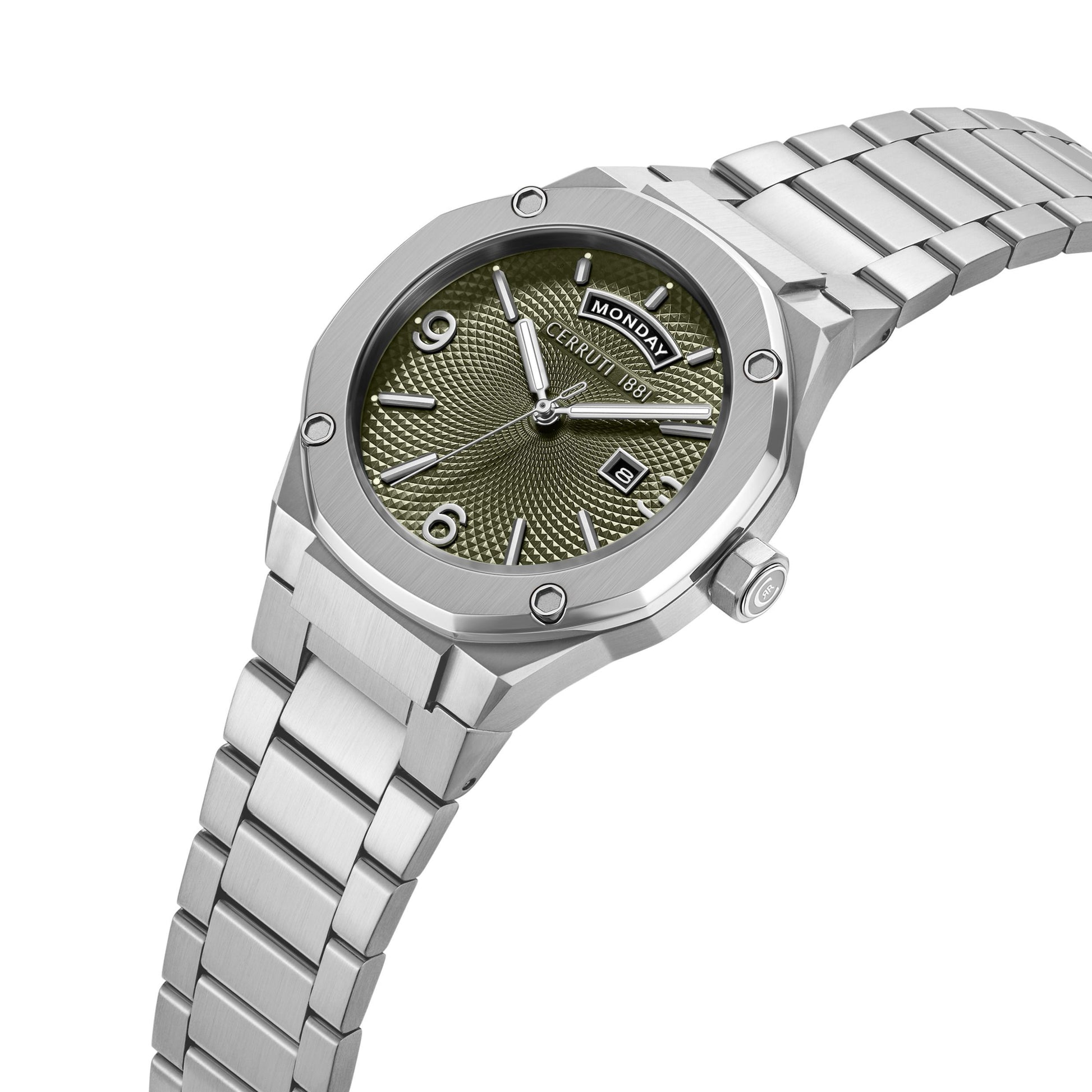 Montre-dateur Razzuolo Verte