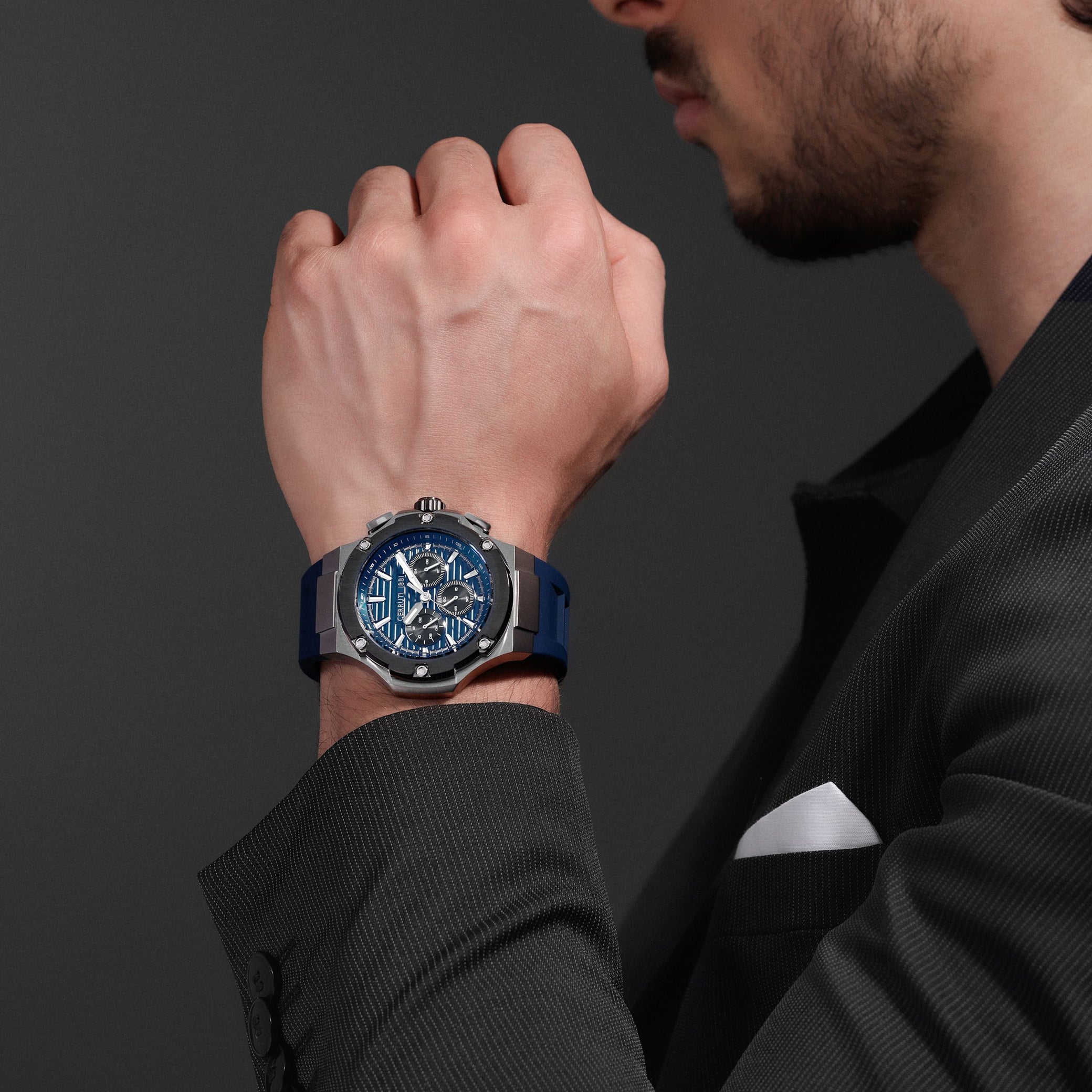 Function watch Lucardo Navy Blue