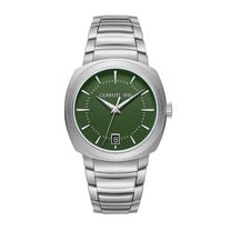 Date watch FORLI Silver Green