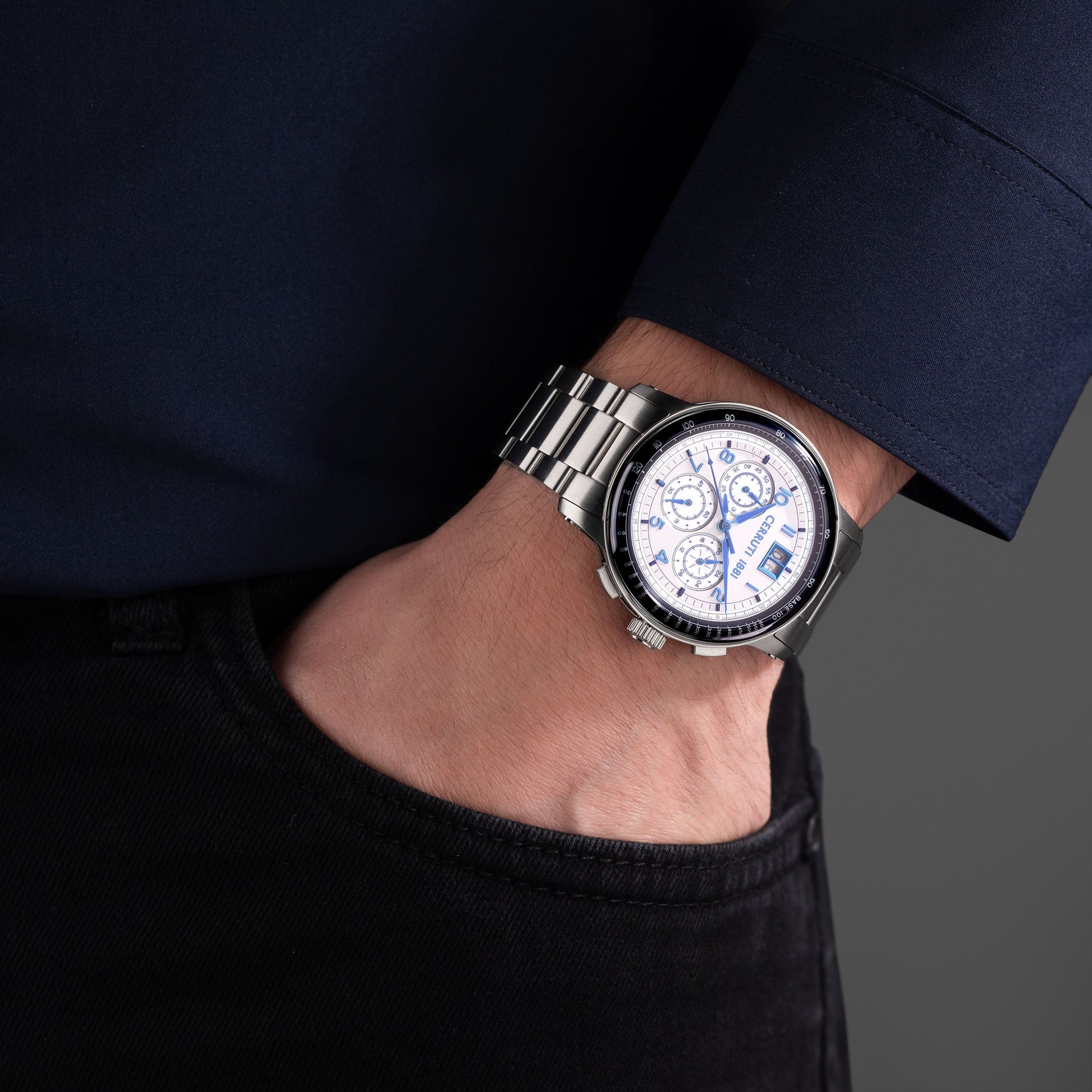 Chronographe Petroio Blanc