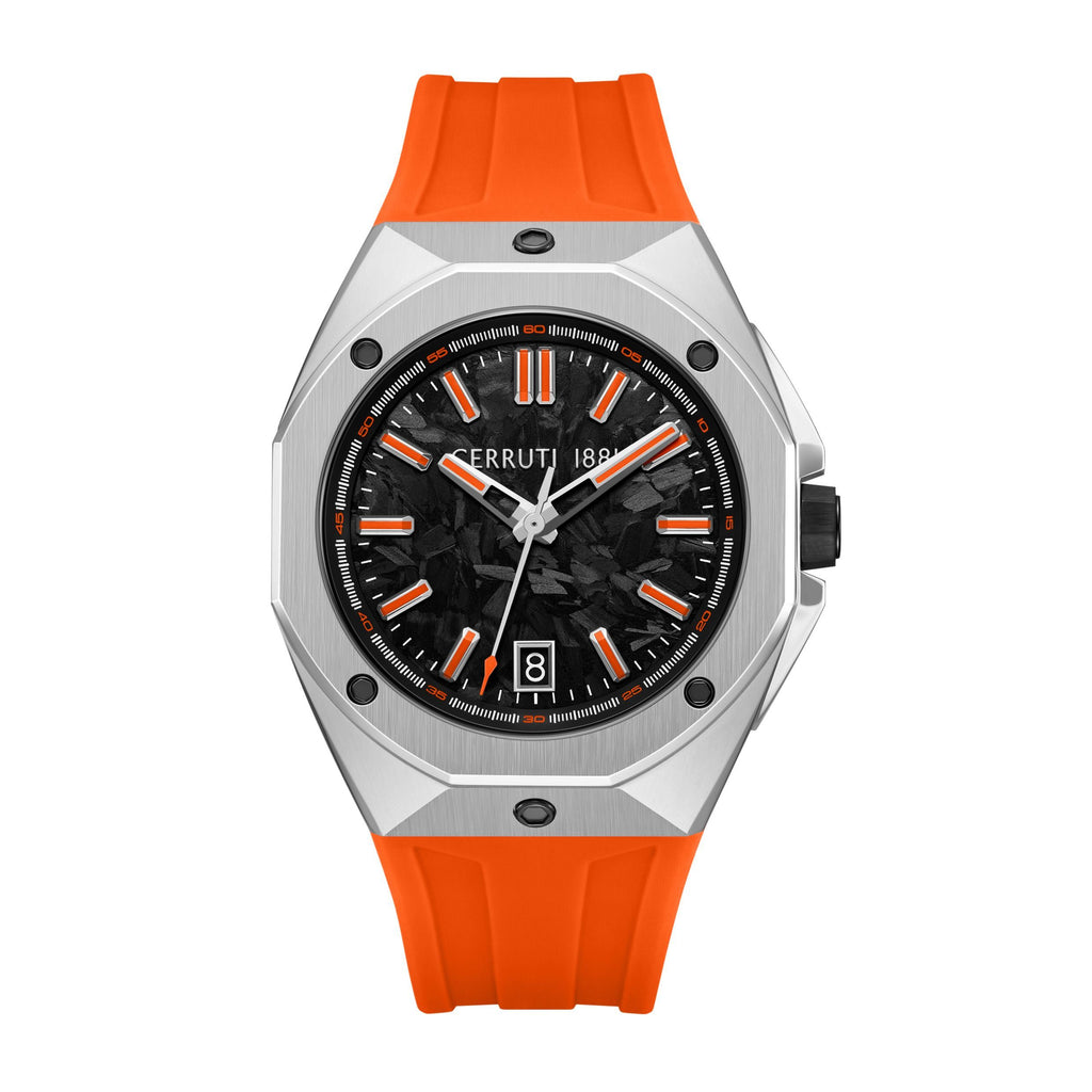 Montre dateur Arezzo Orange