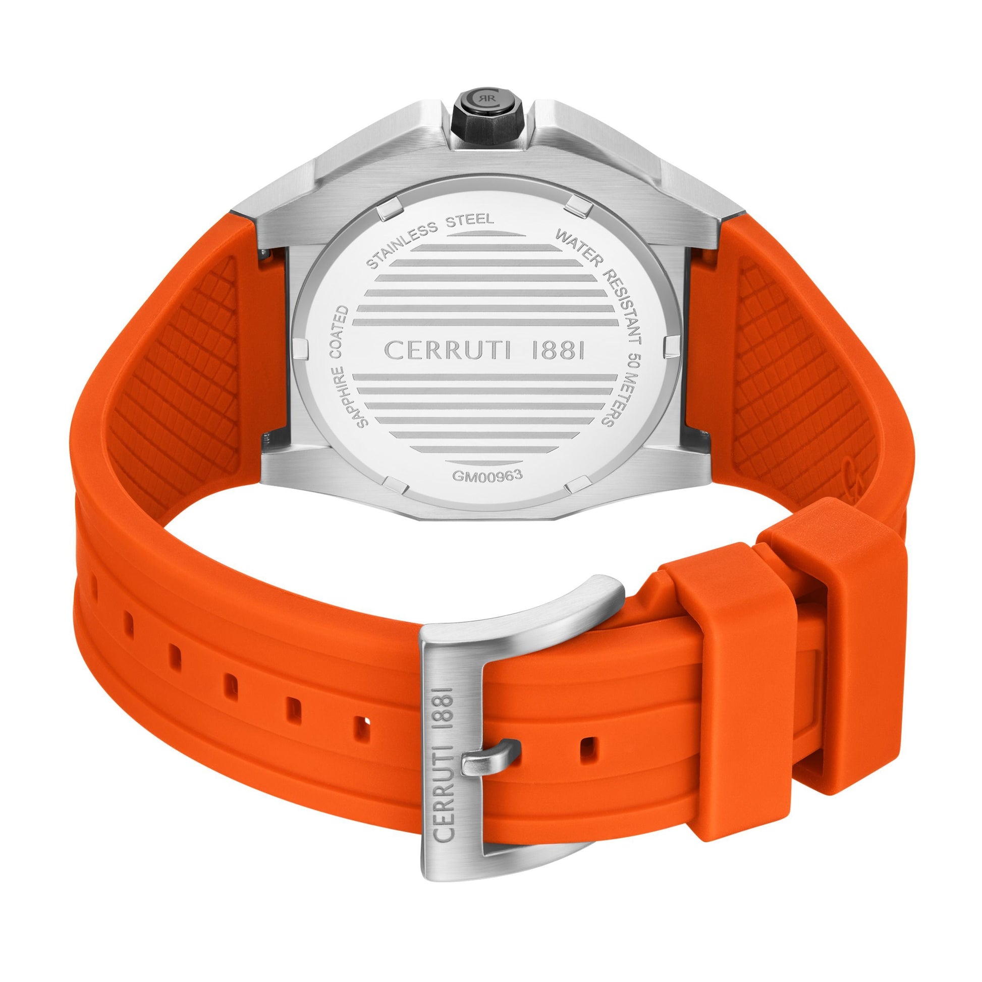 Date watch Arezzo Orange