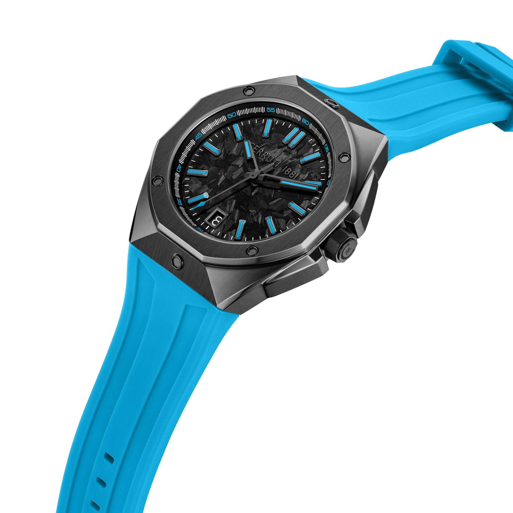 Date watch Arezzo Blue