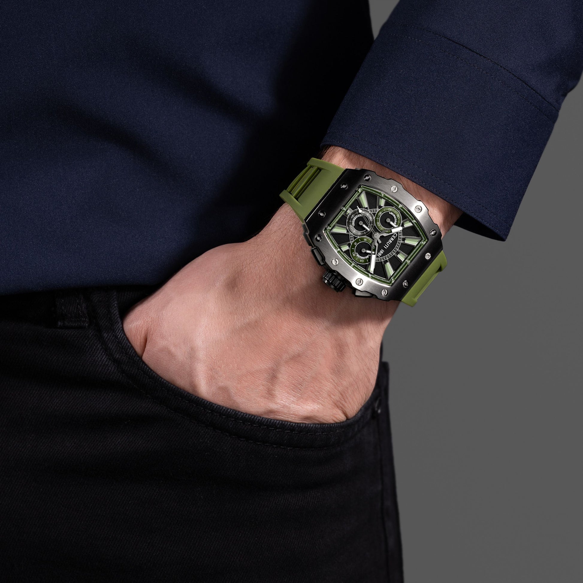 Chronographe Gubbio Vert