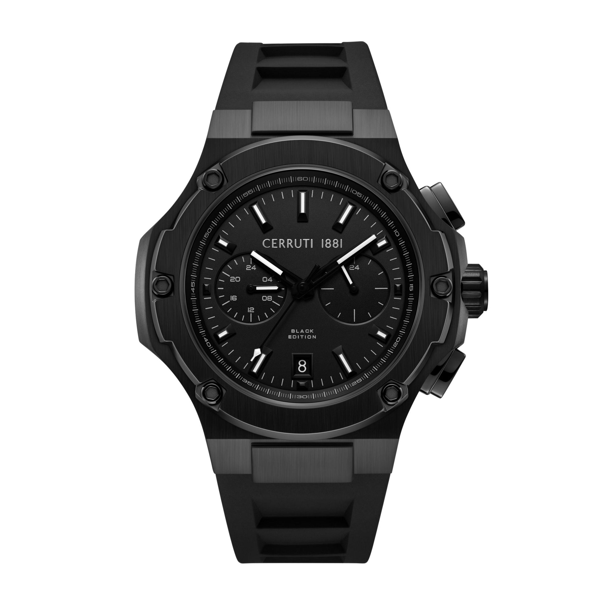 Montre duo-time Lucardo noire
