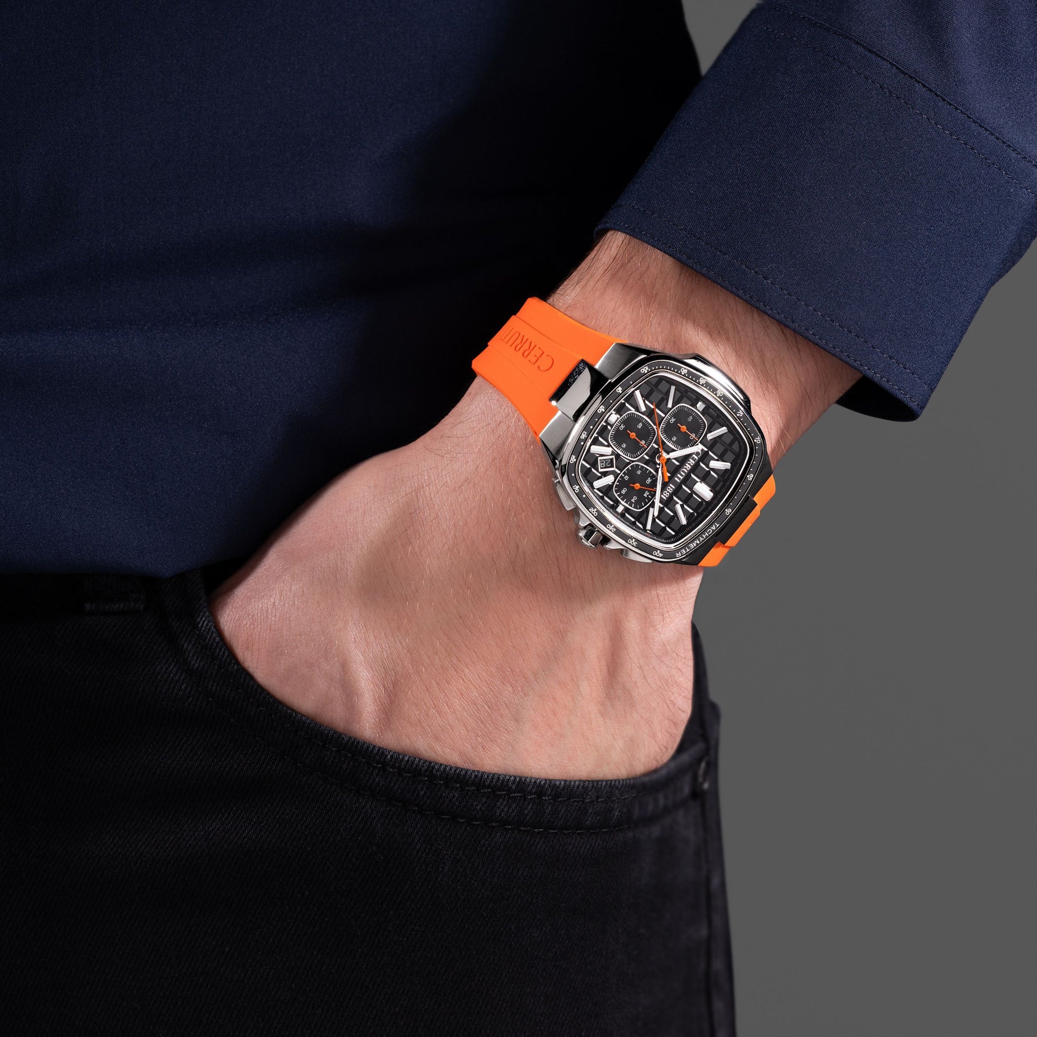 Chronograph Cerruti Casale Orange