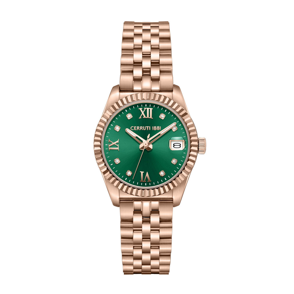 Date watch Cerruti Watch Baccio Green