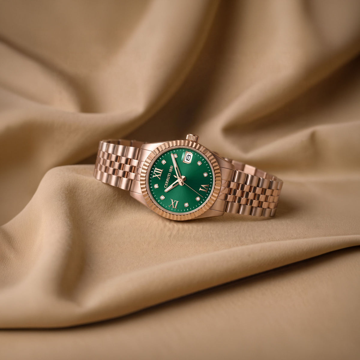 Date watch Cerruti Watch Baccio Green
