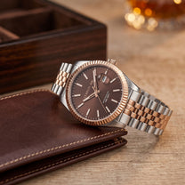 Date watch Chienti Brown