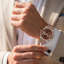 Date watch Chienti Brown