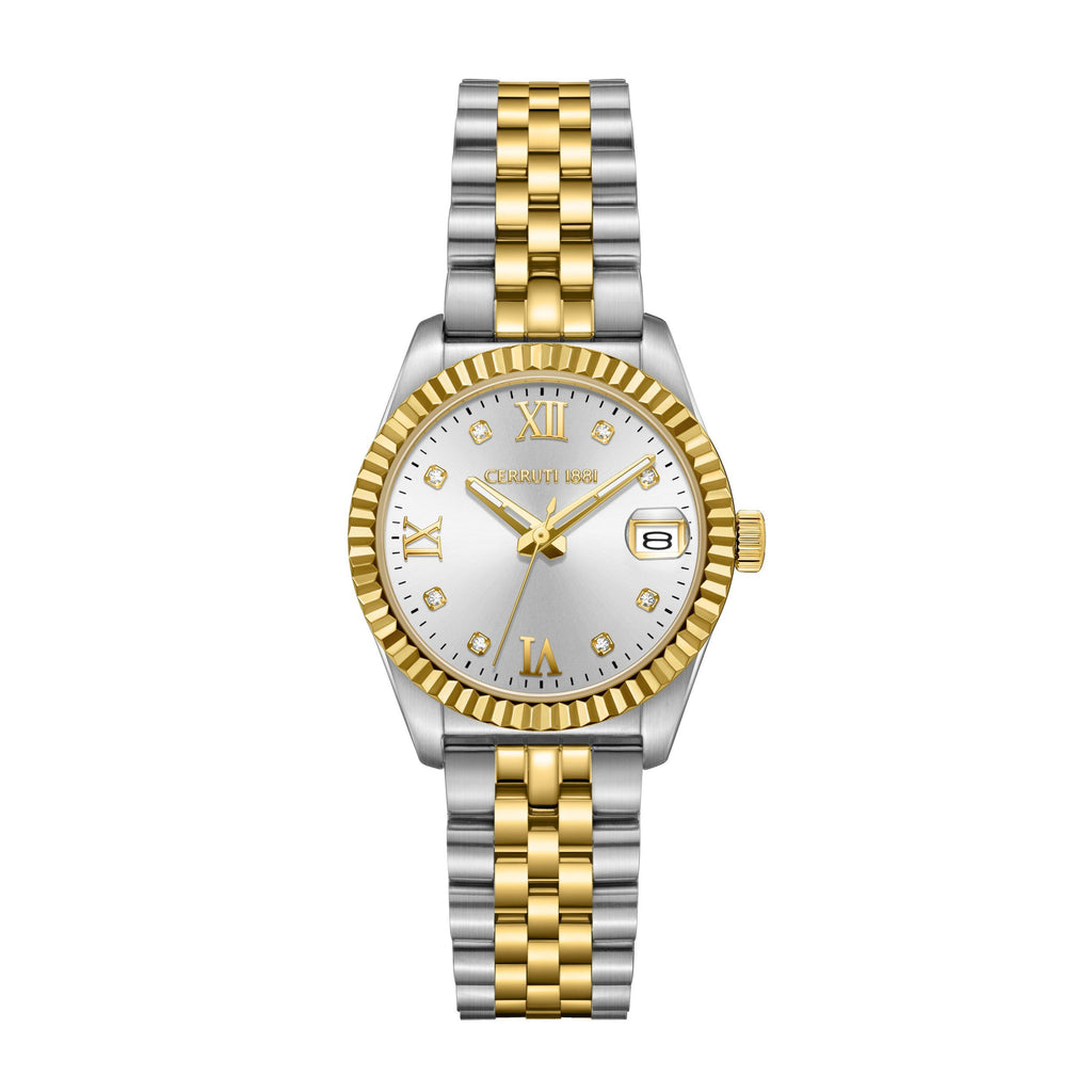 Date watch Cerruti Watch Baccio Silver