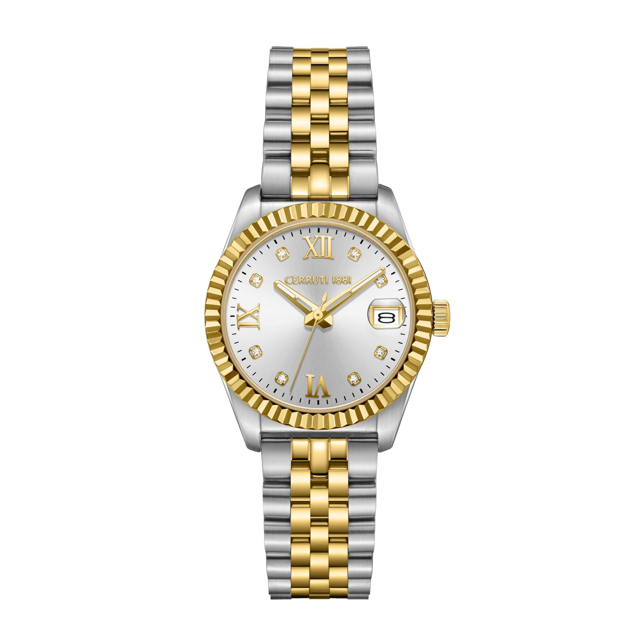 Date watch Cerruti Watch Baccio Silver