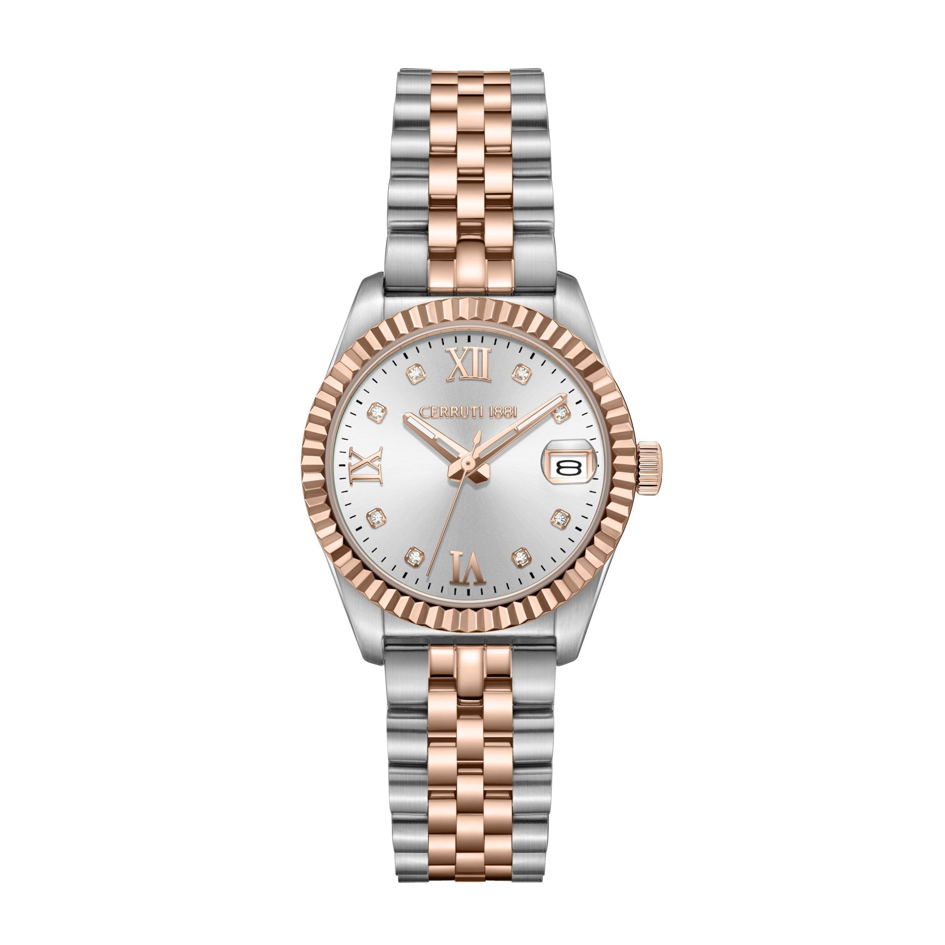 Date watch Cerruti Watch Baccio Silver