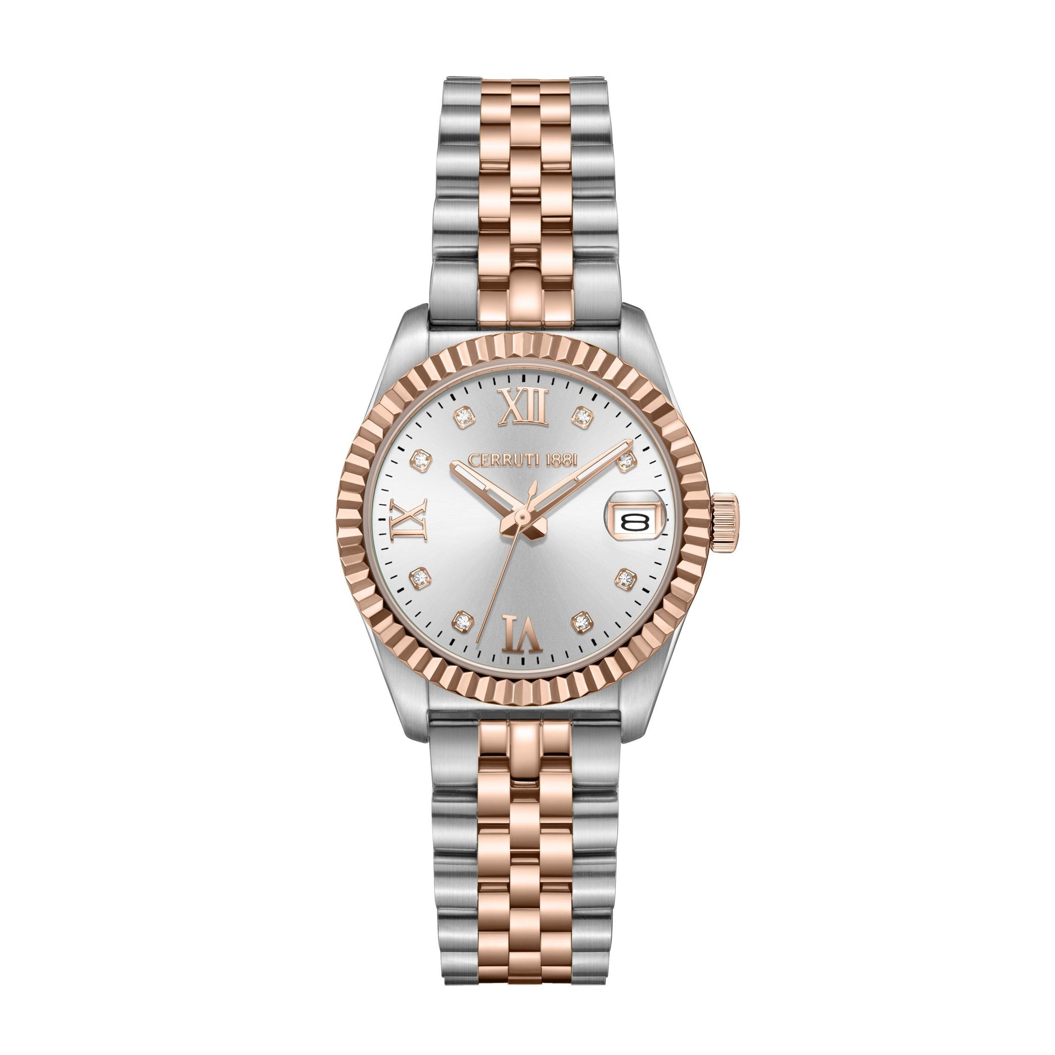 Date watch Cerruti Watch Baccio Silver