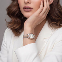 Date montre Cerruti Montre Baccio Argent